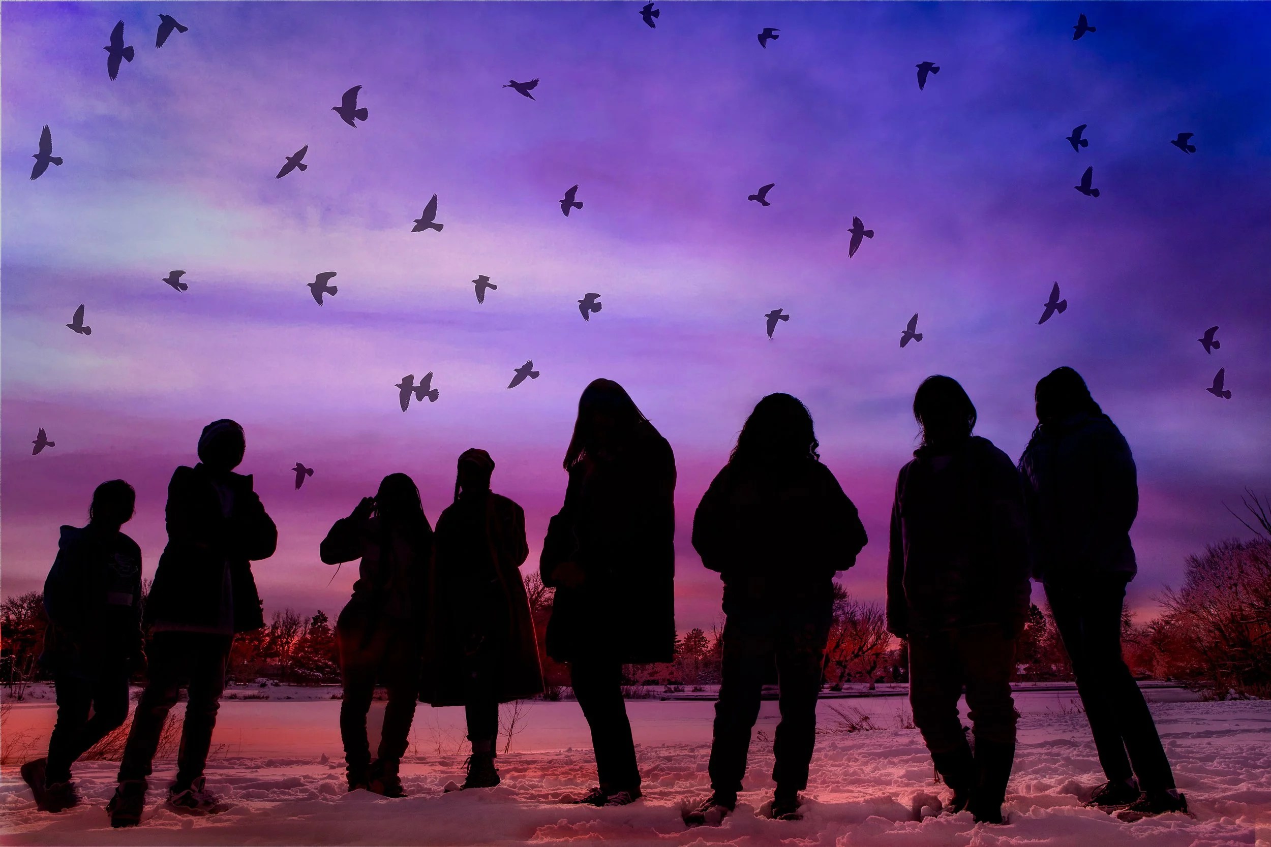 Expressive group portrait by Dona Laurita
